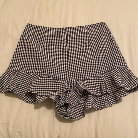 Pants - Zara shorts (navy blue and white)